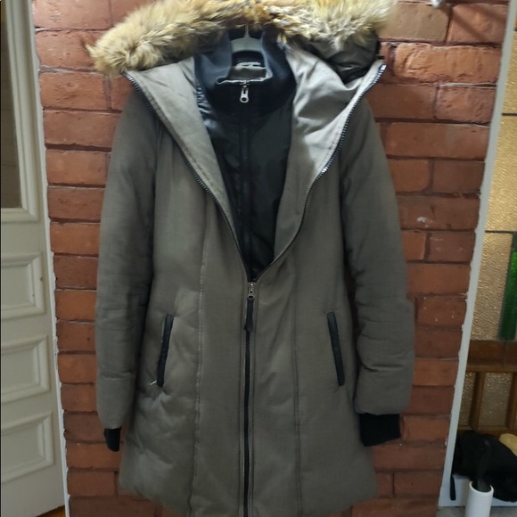 Mackage Fitter Down Coat with Fur Collar - Picture 3 of 8